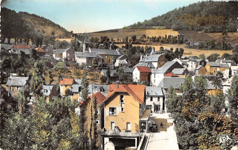 Carte postale ancienne Bagnols Les Bains Vue Generale