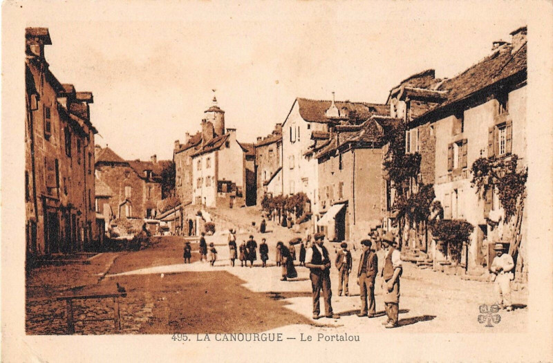 Carte postale ancienne La Canourgue Le Portalou à La Canourgue