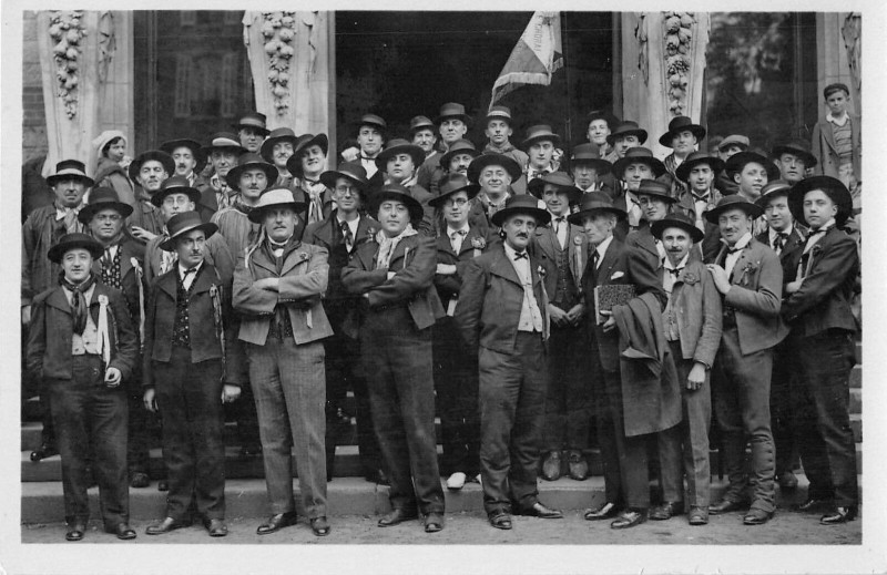 Carte postale ancienne Clermont Ferrand Gd Concert Jardin Lecoq Cercle Choral à Clermont-Ferrand