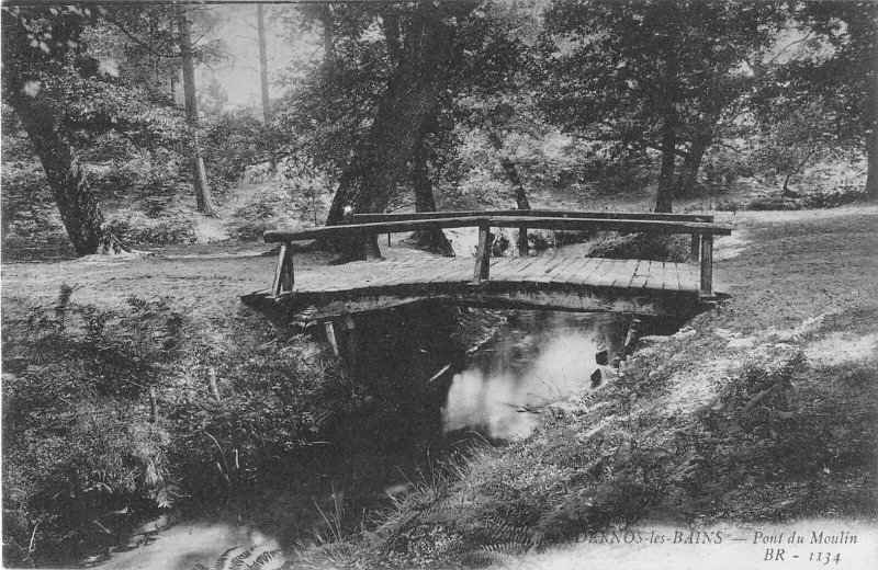 Carte postale ancienne Andernos Pont Du Moulin
