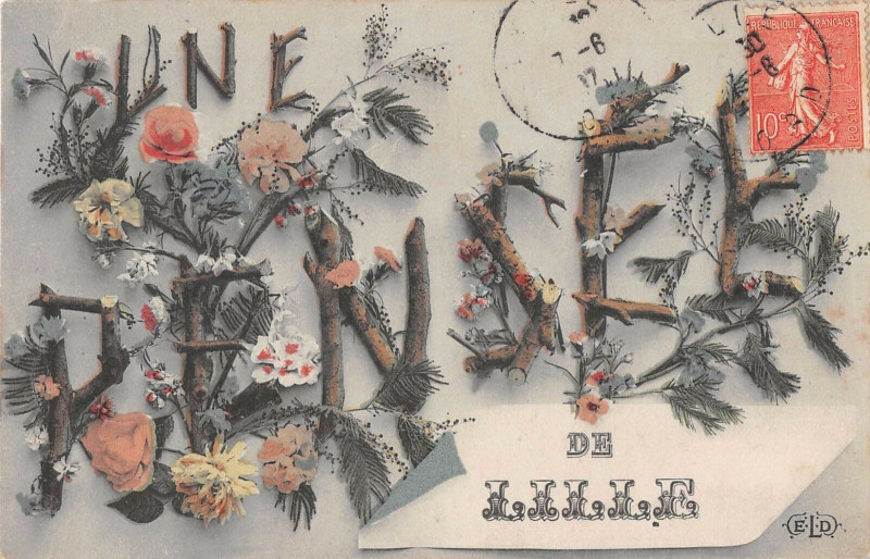 Carte postale ancienne Une Pensee De Lille à Lille