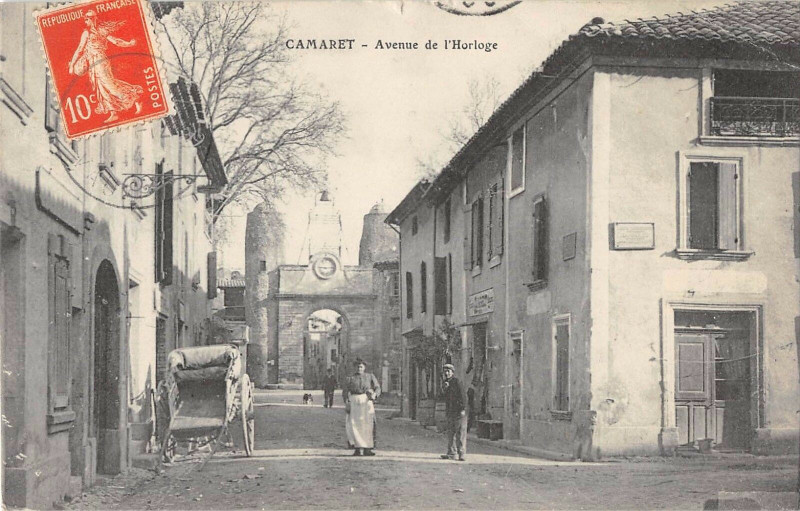 Carte postale ancienne Camaret Avenue De L'Horloge
