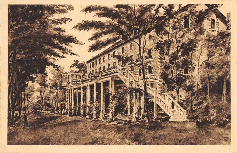 Carte postale ancienne Grand Hotel Du Rozier