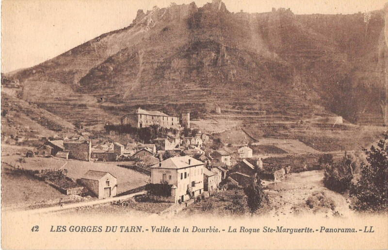 Carte postale ancienne Gorges Du Tarn La Malene Vue Generale