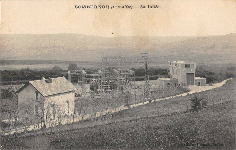 Carte postale ancienne Sombernon La Vallee à Sombernon