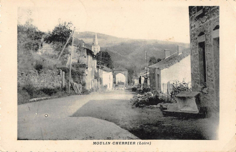 Carte postale ancienne Moulin Cherrier Loire