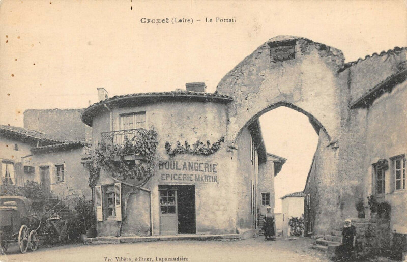 Carte postale ancienne Crozet Le Portail