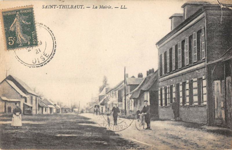 Carte postale ancienne Saint Thilbaut La Mairie (cliché pas courant