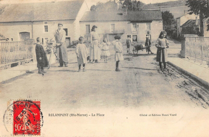 Carte postale ancienne Rolampont La Place à Rolampont