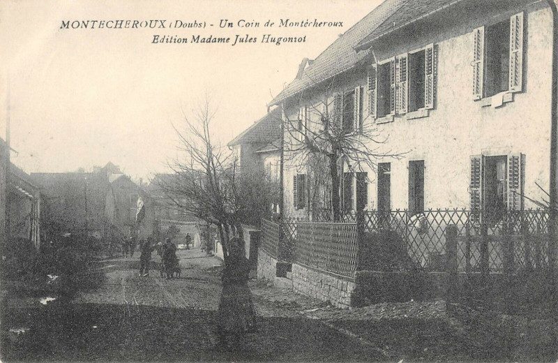 Carte postale ancienne Montecheroux Un Coin De Montecheroux à Montécheroux