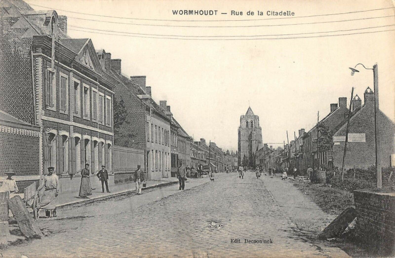 Carte postale ancienne Womrhoudt Rue De La Citadelle