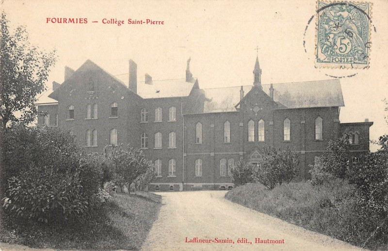 Carte postale ancienne Fourmies College Saint Pierre à Fourmies