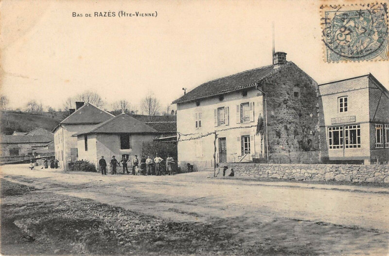 Carte postale ancienne Bas De Razes à Razès