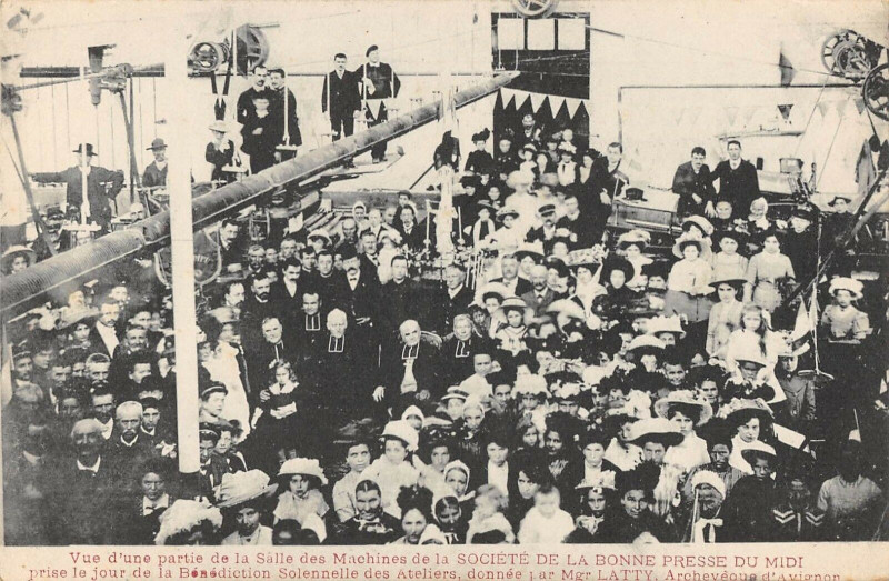 Carte postale ancienne Avignon Salle Des Machines Societe De La Bonne Presse Du Midi à Avignon
