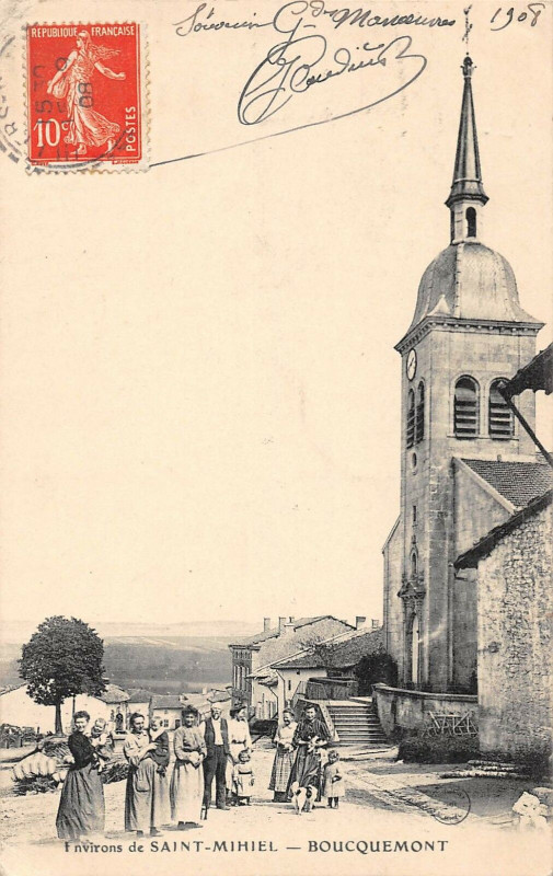 Carte postale ancienne Environs De Saint Mihiel Boucquemont (cpa pas courante à Saint-Mihiel