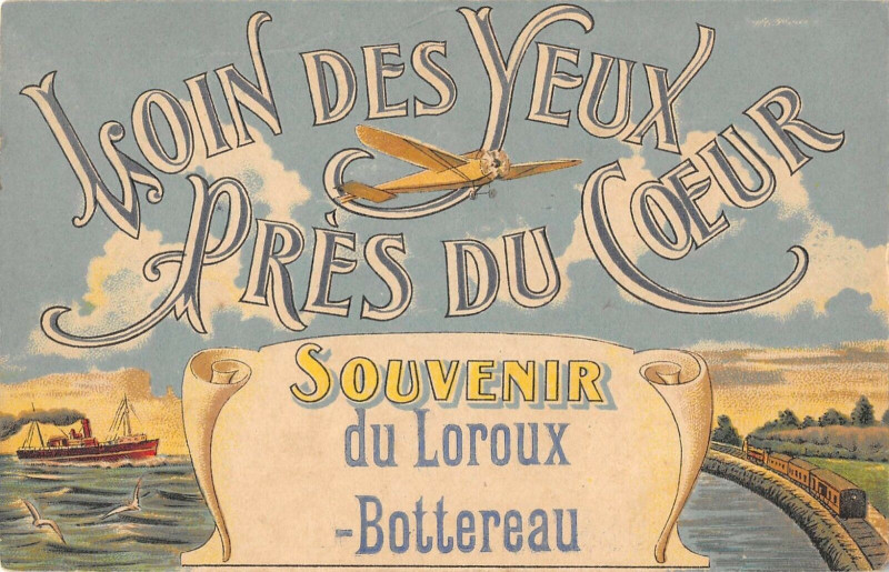 Carte postale ancienne Souvenir De Loroux Bottereau