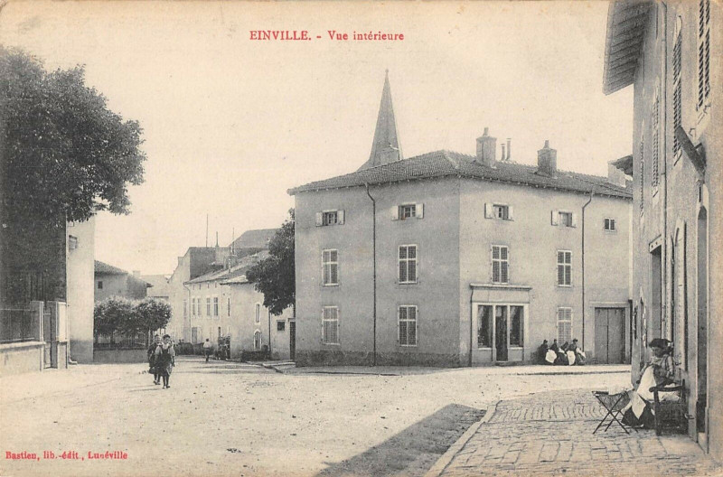 Carte postale ancienne Einville Vue Interieure