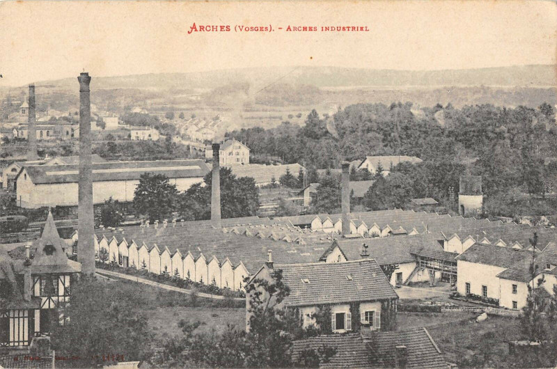 Carte postale ancienne Arches Industriel à Arches
