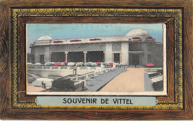 Carte postale ancienne Jolie Cpa A Systeme Souvenir De Vittel à Vittel