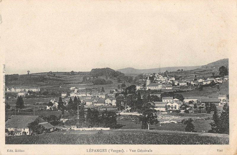 Carte postale ancienne Lepanges Vue Generale