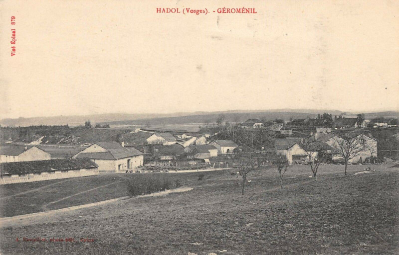 Carte postale ancienne Hadol Geromenil à Hadol