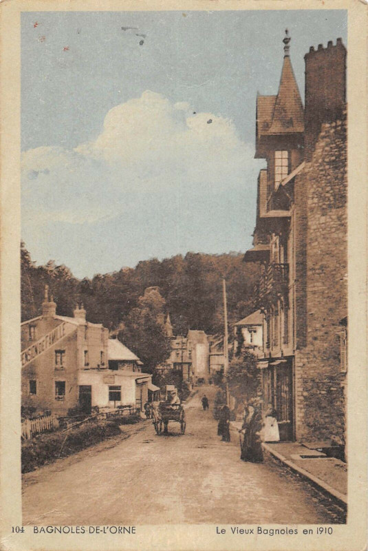 Carte postale ancienne Bagnoles De L'Orne Le Vieux Bagnoles