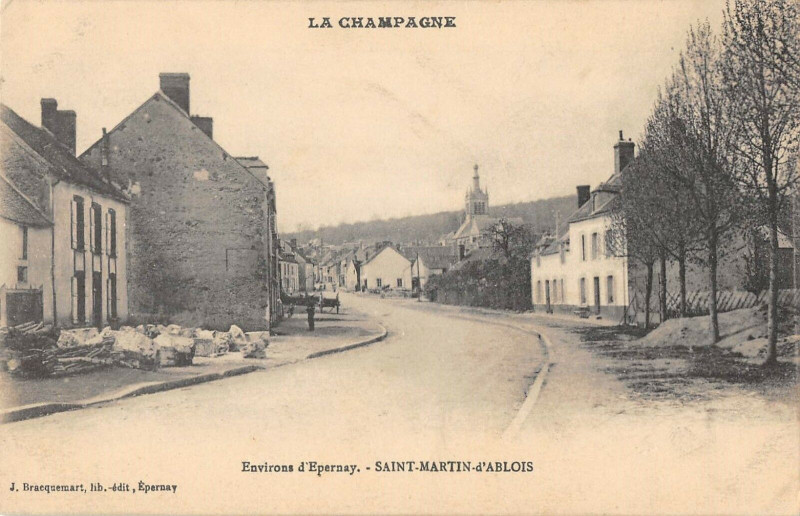 Carte postale ancienne Env.epernaySaint-Martin D'Ablois à Saint-Martin-d'Ablois