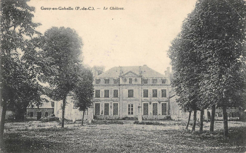 Carte postale ancienne Gouy En Goelle Le Chateau
