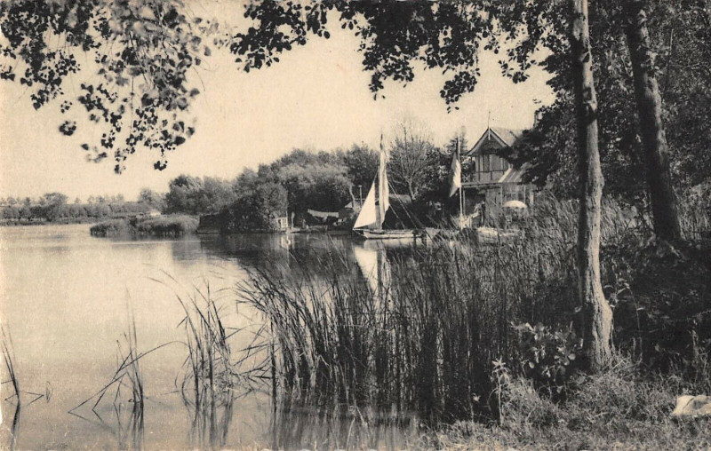 Carte postale ancienne Ardres Le Lac à Ardres