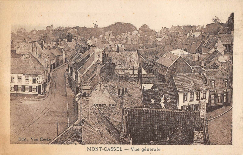 Carte postale ancienne Mont Cassel Vue Generale