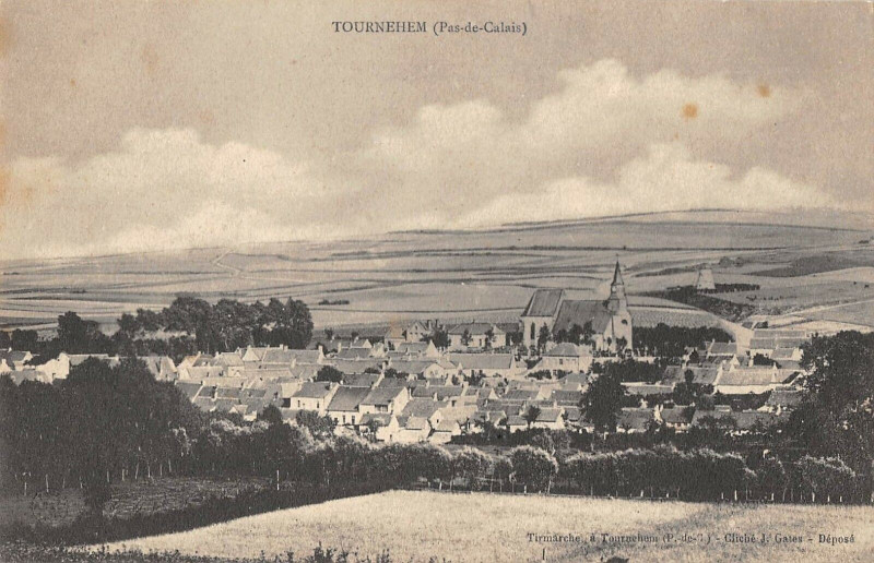 Carte postale ancienne Tournehem Pas De Calais à Calais