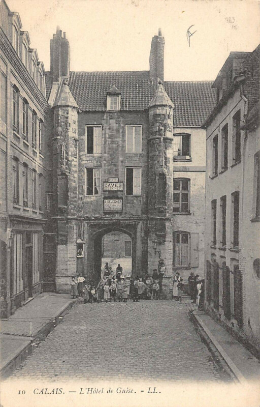 Carte postale ancienne Calais L'Hotel De Guise  (dos non divisé) à Calais