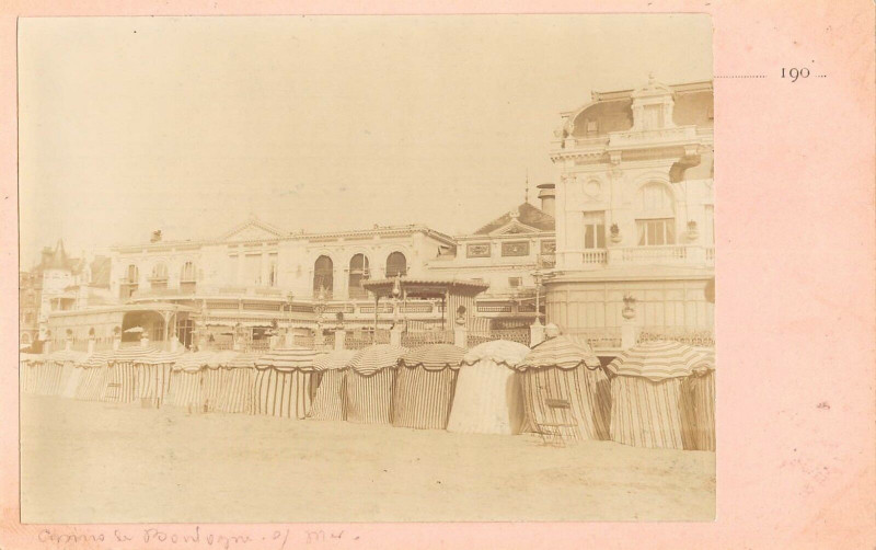 Carte postale ancienne Boulogne Sur Mer Carte Photo Du Casino (dos non divisé) à Boulogne-sur-Mer