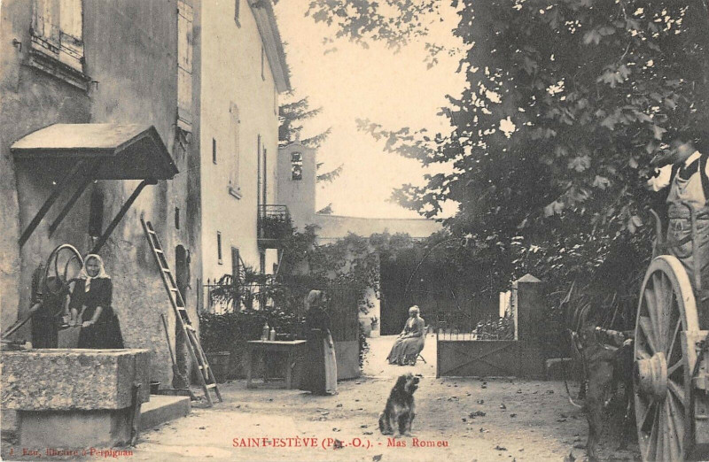 Carte postale ancienne Saint Esteve Mas Romeu