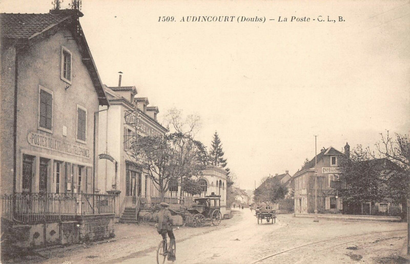 Carte postale ancienne Audincourt La Poste à Audincourt