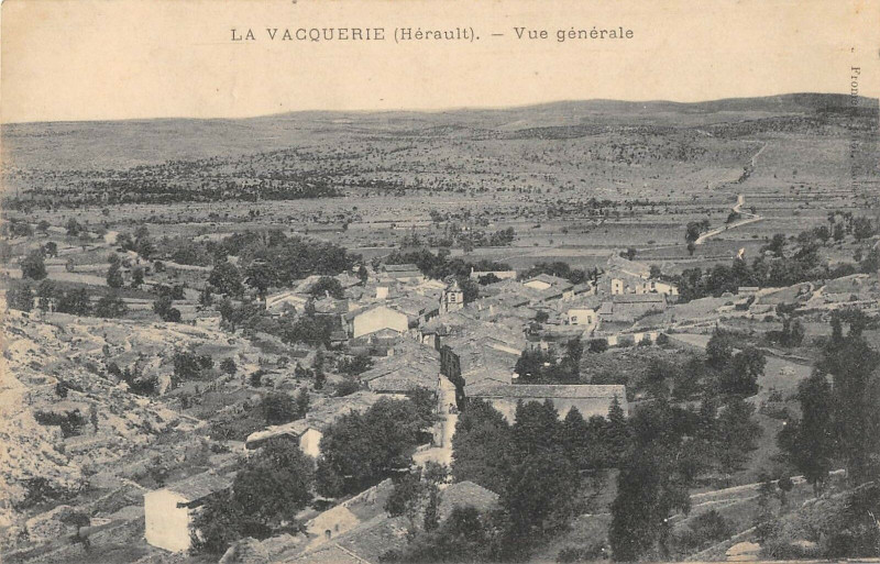 Carte postale ancienne La Vacquerie Vue Generale