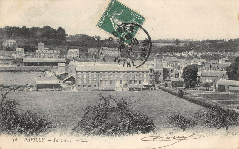 Carte postale ancienne Pavilly Panorama à Pavilly
