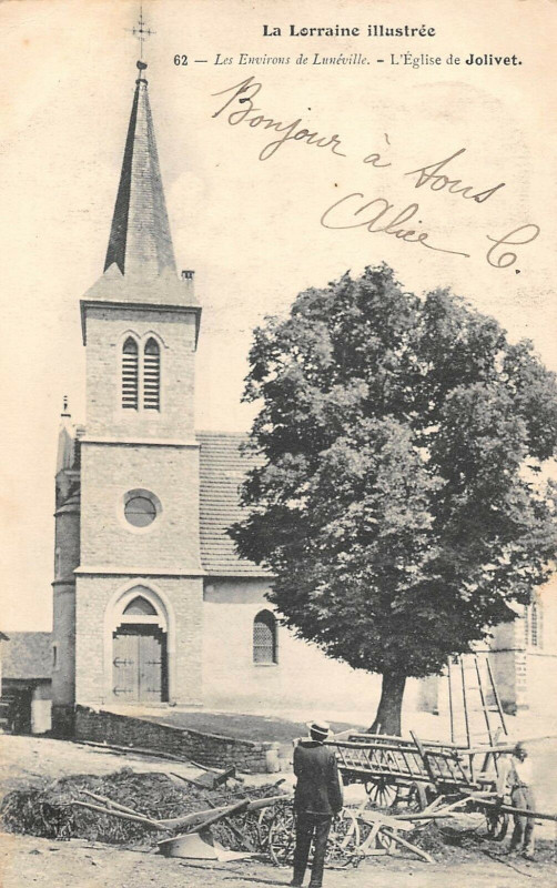 Carte postale ancienne L'Eglise De Jolivet à Jolivet