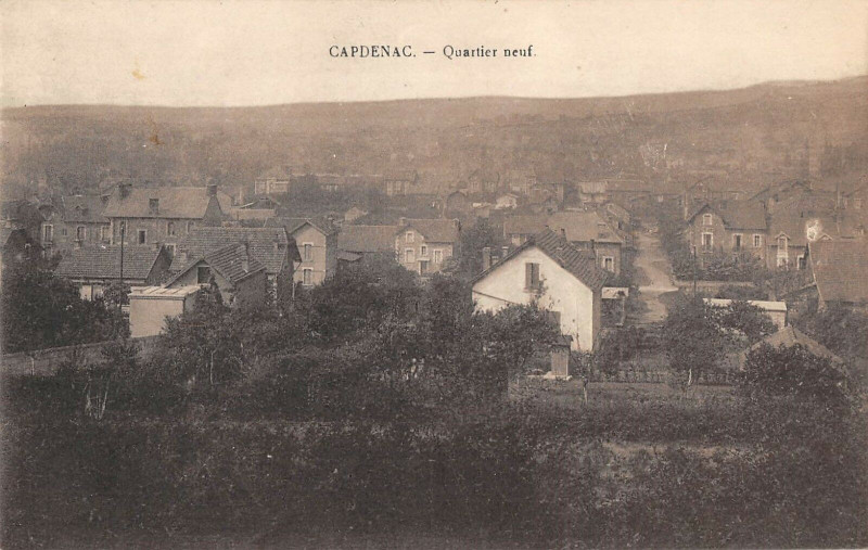 Carte postale ancienne Capdenac Quartier Neuf