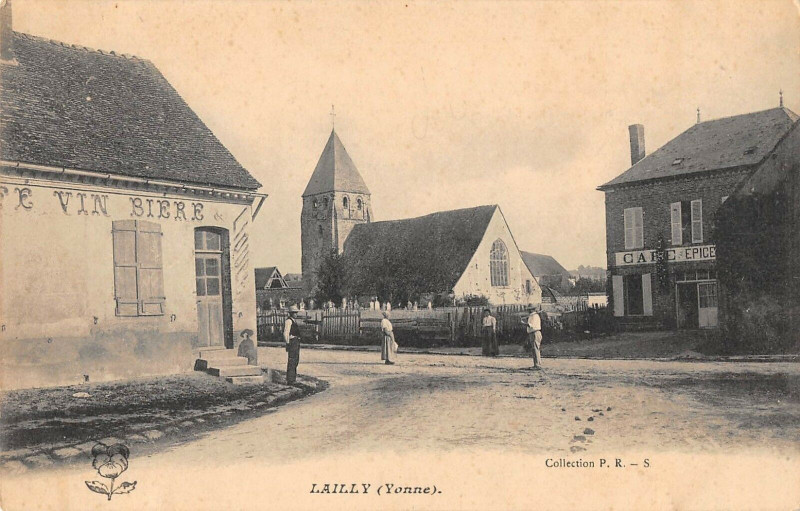 Carte postale ancienne Lailly Yonne à Lailly