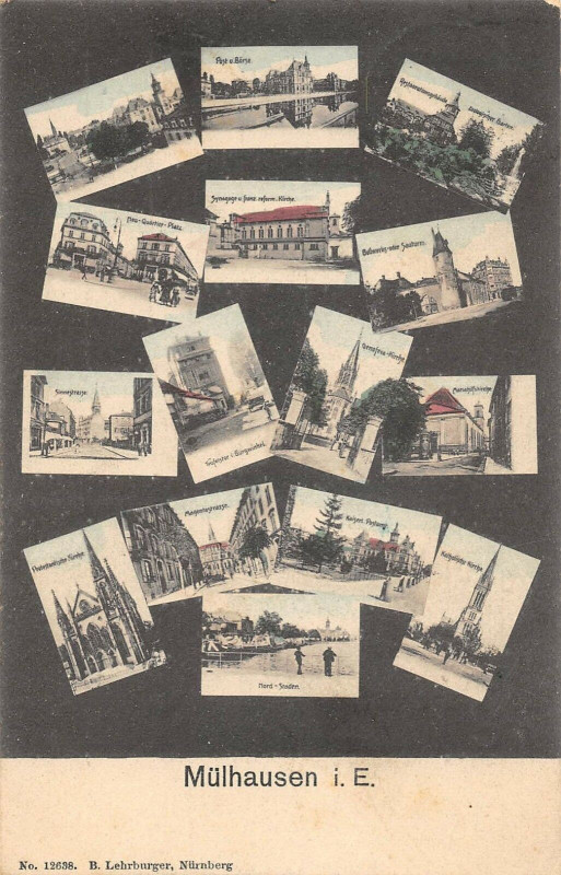 Carte postale ancienne Mulhouse à Mulhouse