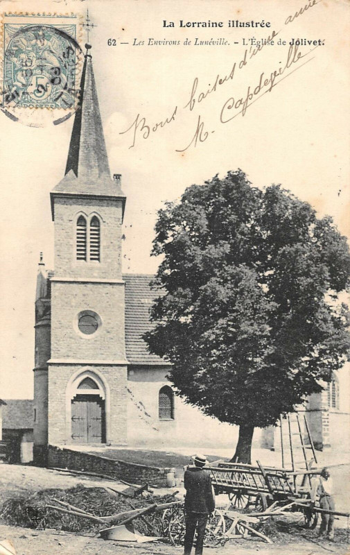 Carte postale ancienne L'Eglise De Jolivet à Jolivet