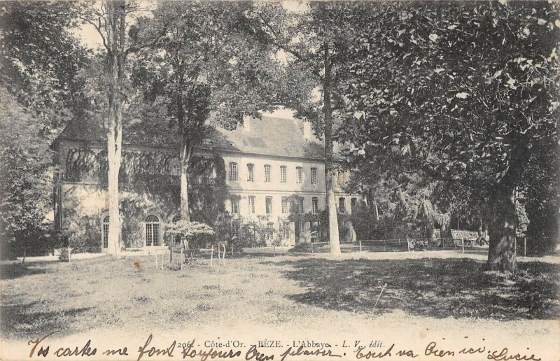 Carte postale ancienne Beze L'Abbaye à Bèze