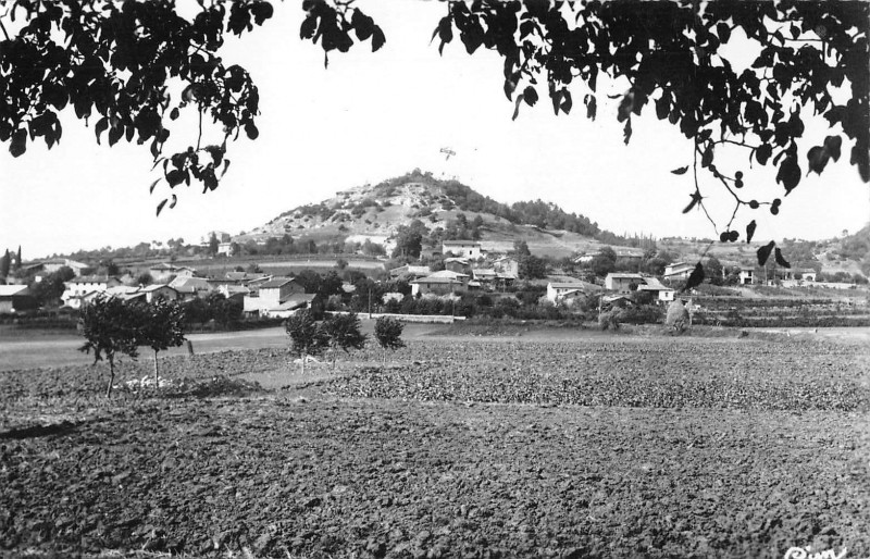 Carte postale ancienne Mours Saint Eusebe Coteau