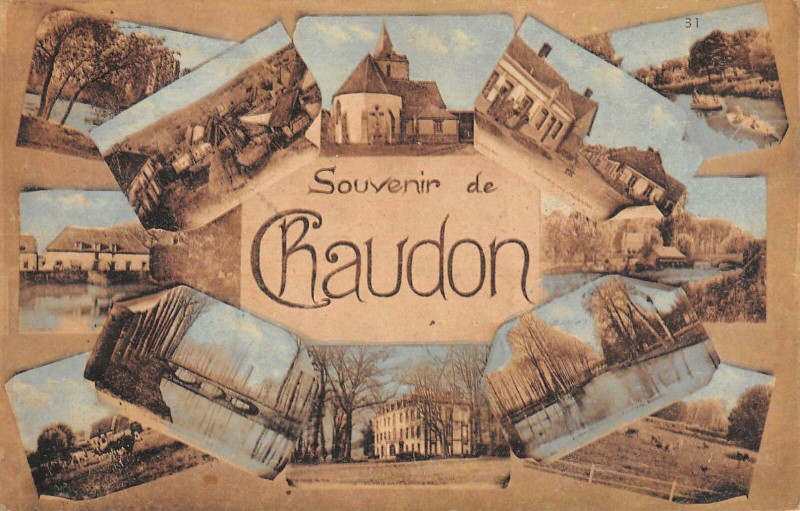 Carte postale ancienne Souvenir De Chaudon à Chaudon