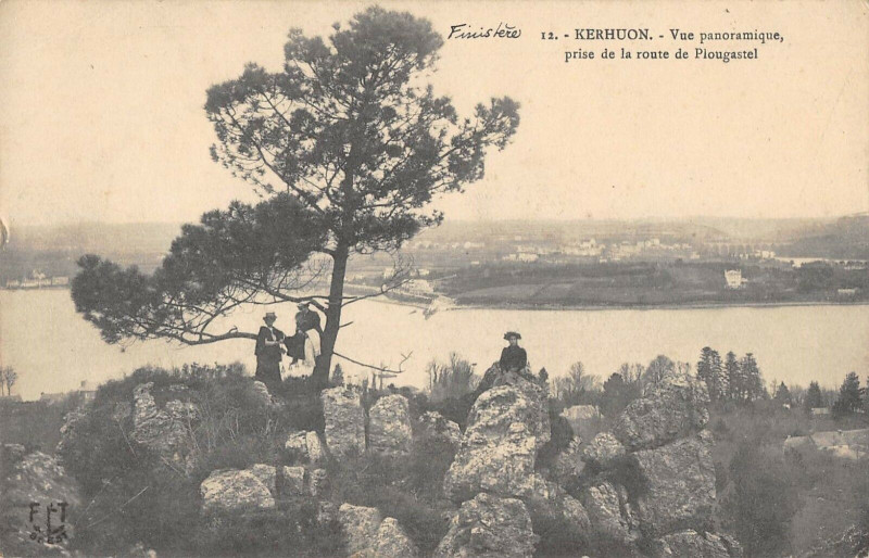 Carte postale ancienne Kerhuon Vue Panoramique