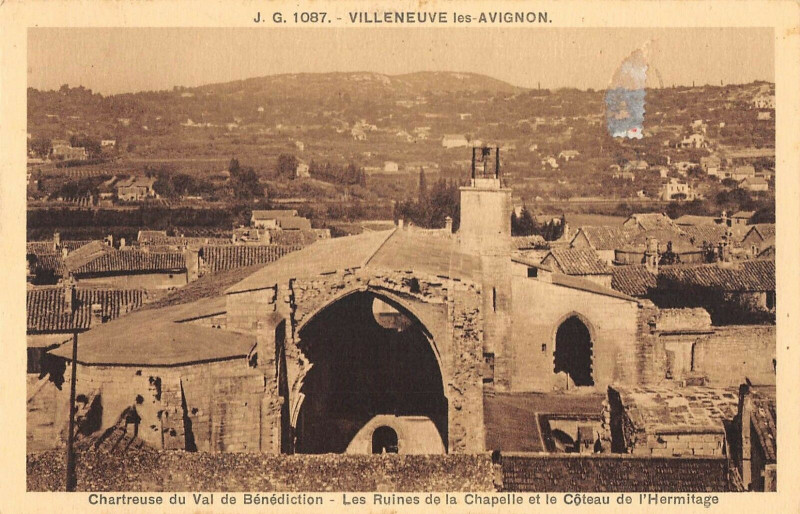 Carte postale ancienne Vileneuve Les Avignon Chartreuse Du Val De Benediction