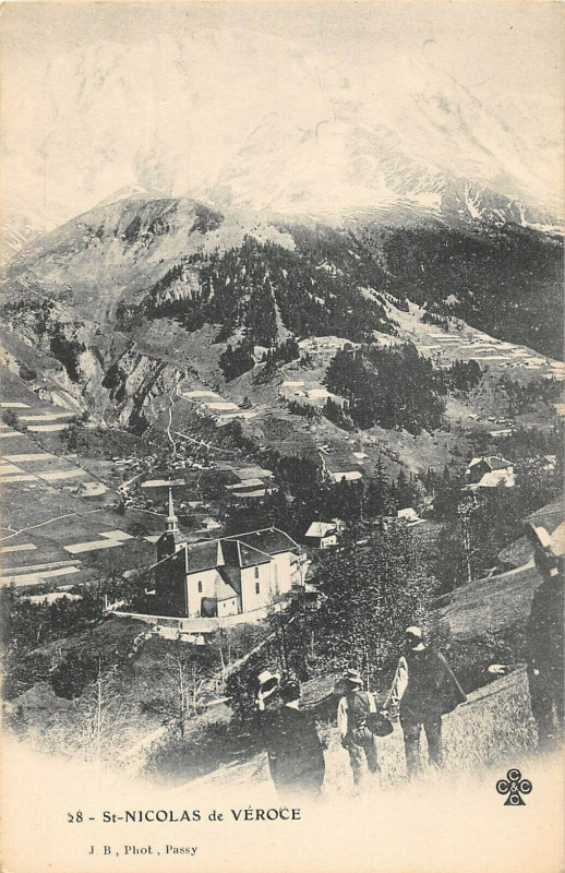 Carte postale ancienne Saint Nicolas De Veroce (dos non divisé)