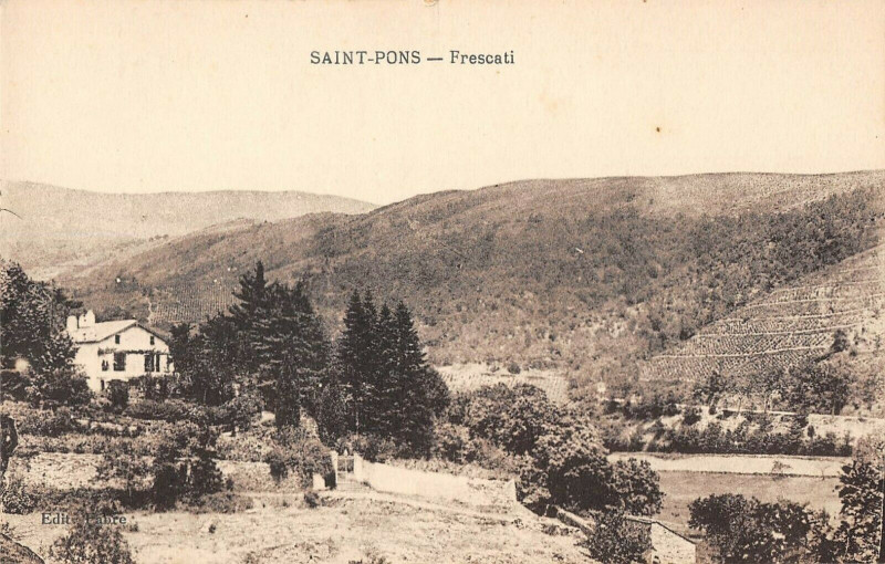Carte postale ancienne Saint Pons Frescati