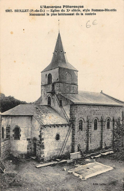 Carte postale ancienne Biollet Eglise à Biollet